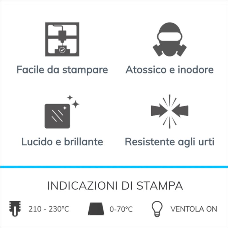 ALFASILK FILOALFA®  - 250g - 1,75 mm in stampa 3d